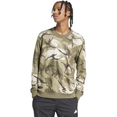 Свитшот adidas, размер S, , хаки