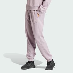 Брюки adidas ALL SZN Fleece Loose Pants, размер L, purple