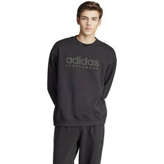 Свитшот adidas ALL SZN Fleece Graphic Sweatshirt, размер S, , black