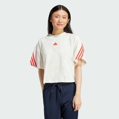 Футболка adidas, размер S INT, белый