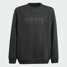 Свитшот adidas, размер 140, черный