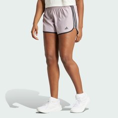 Шорты спортивные adidas Marathon 20, размер XS 3", лиловый