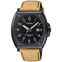 Наручные часы CASIO Standard, черный/бежевый
