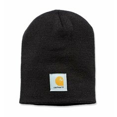 Шапка бини carhartt, размер OneSize, черный, белый