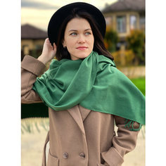 Палантин Cashmere,200х70 см, зелeный