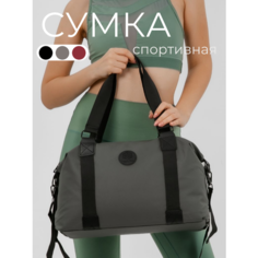 Сумка спортивная STARRKO, 35 л, 44х35х15 см, ручная кладь, серый