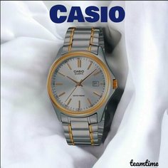 Наручные часы CASIO, серебряный, золотой