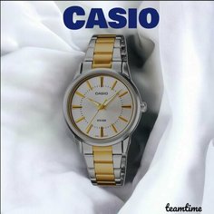 Наручные часы CASIO, серебряный, золотой