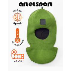 Шапка ARTEL Мелу, размер 48, зеленый Артель