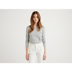 Лонгслив UNITED COLORS OF BENETTON, размер M, , серый