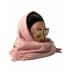 Шарф Florento,200х75 см, one size, розовый