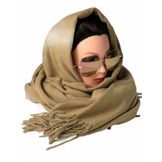 Шарф Florento,200х75 см, one size, коричневый