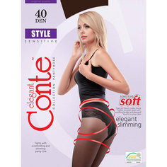 Колготки Conte elegant Style, 40 den, размер 4, коричневый