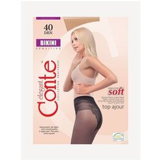 Колготки Conte elegant Bikini, 40 den, размер 4, natural