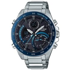 Наручные часы CASIO Edifice, серебристый/синий/черный