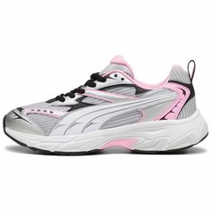Кроссовки PUMA Puma Morphic Athletic, размер 5,5 UK, серый/розовый