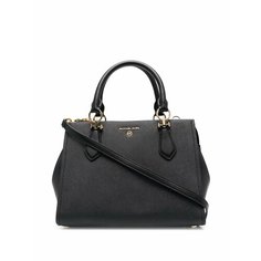 Сумка тоут MICHAEL KORS, фактура зернистая, чёрный