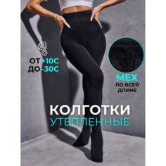 Колготки, 400 den, размер 5-8, черная Без бренда