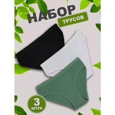 Трусы , размер 42-44, зеленый/белый/черный Lux Pulse