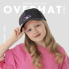 Кепка Overhat Глаза, размер 52/54, 00042 черный