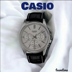 Наручные часы CASIO, серебряный, черный