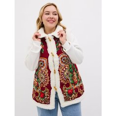 Жилет OVINOS, размер 54, бордовый