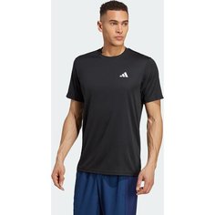 Футболка спортивная adidas, размер L, черный