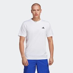 Футболка adidas, размер XS, белый