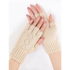 Митенки Untex, размер one size, бежевый