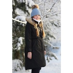 Пуховик Orso Bianco, размер 140, черный