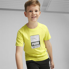 Футболка PUMA, размер 152, Lime Sheen