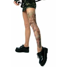 Колготки, 40 den, размер 1-4, разноцветный Stop Tattoo
