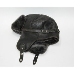 Шапка ушанка Мария Цигейка Мария, размер 56, графит