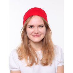 Шапка бини ANRU, размер Универсальный, красный