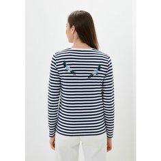 Лонгслив Берегите Птиц, размер M, , белый, экрю, синий