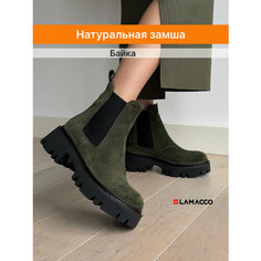 Ботинки челси LAMACCO, размер 35, зеленый, черный