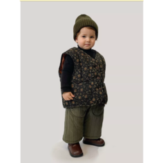 Шапка бини MI ROPA, размер 44/54, хаки