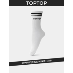 Носки TOPTOP, размер 39/41, белый/черный