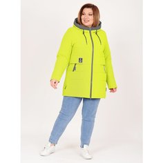Куртка Karmelstyle, размер 48, зеленое яблоко
