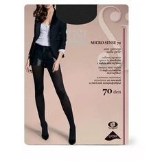 Колготки Sisi Micro Sense, 70 den, размер 4, nero