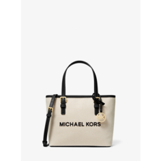 Сумка тоут MICHAEL KORS, бежевый/черный