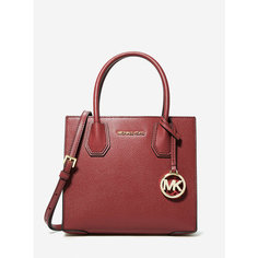 Сумка кросс-боди MICHAEL KORS, фактура зернистая, бордовый