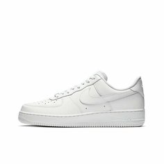 Кроссовки NIKE Air Force 1, полнота F (EU)/ на среднюю стопу, размер 8US 7UK 41EU 40RU 26CM, triple white