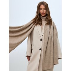 Шарф BonnyWool,220х70 см, one size, бежевый