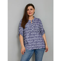 Блуза Алтекс, размер 54, синий