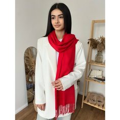 Шарф YuliyaMoon,180х80 см, красный
