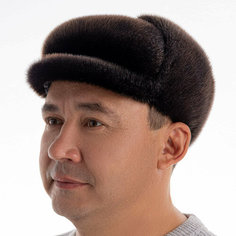 Шапка , размер 56, коричневый Barkovsky
