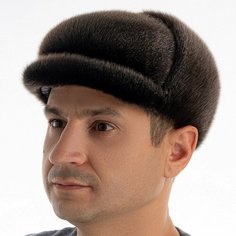 Шапка , размер 57, серо-коричневый Barkovsky