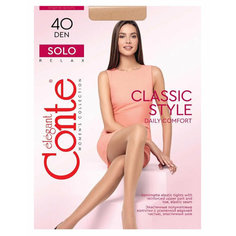 Колготки Conte elegant Solo, 40 den, размер 5, nero