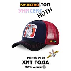 Бейсболка Looney Tunes, размер 54-58, красный, синий, черный Hoth